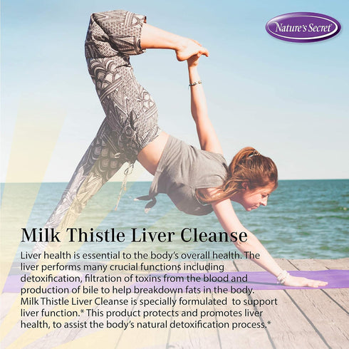Nature's Secret Milk Thistle Liver Cleanse Tabs, 60 ct