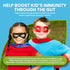 Probiotics for Kids + Prebiotics - 6 Billion+ CFUs for Digestive Health, Immunity & Digestion - 30 Chewables Made in