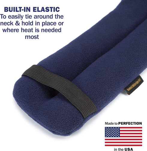 SunnyBay Microwave Heating Pad, Microwavable Heated Neck and Shoulder Wrap, Hands-Free Weighted Moist Hot or Cool Pack