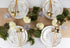 Novelty Modern Flatware, Disposable Plastic Soup Spoons, Luxury Gold Cutlery 32 Count