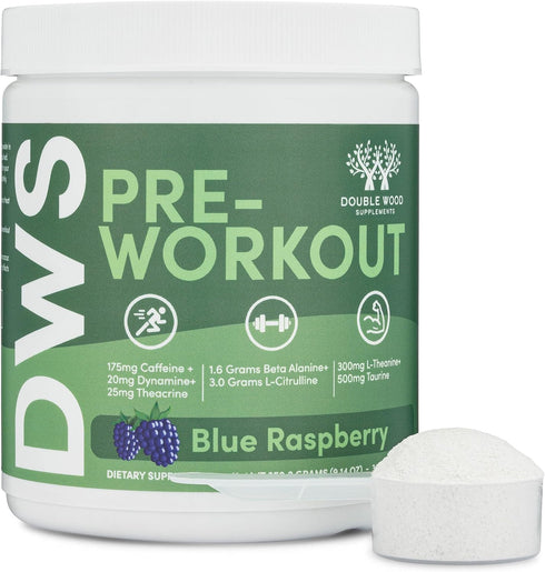 Pre Workout Powder for Men & Women (30 Servings) with Caffeine, Beta Alanine, L-Citrulline, and More