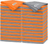 FIXSMITH Microfiber Cleaning Cloth -Pack of 50, Highly Absorbent Cleaning Rags(Grey&Orange), 16"X12"