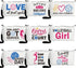 R HORSE 9Pcs Volleyball Makeup Bag, Inspirational Gifts for Women, Girl Volleyball Cosmetic Bag, Toiletry Pouch