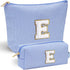 Personalized Makeup Bag for Women, Initial Travel Makeup Bag for Mom Birthday Gifts, Cosmetic Bag for Niece