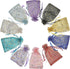 100PCS Small Organza Bags 4x6 inch Mesh Jewelry Drawstring Gift Bags for Wedding Party Shower Favor, Reusable Candy