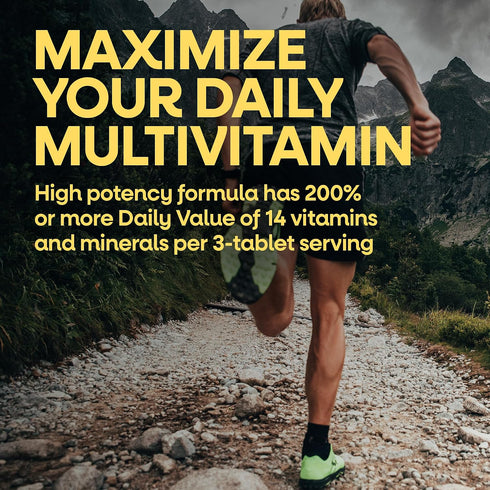 Max3 90 Natures Way Alive! Mens Potency Daily Multivitamin, High Potency Multivitamin for Men with B-Vitamins