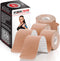 Kinesiology Tape Athletic Pro Sports, 3 Rolls, 60 Precut Strips, Latex-Free for Muscle Support