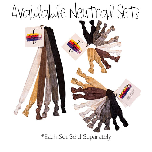 This Season's Colors Solid No Crease Elastic Headband Hair Ties - 5/8" Wide, Soft Stretch, Adjustable: Sports Casual,