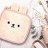 na1 Cute Kawaii Plush Makeup Bag, Inner Pocket and Handle, Zipper Closure for Convenient Travel (Pink Bunny)