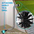 The Professional Dryer Vent Cleaner Kit - 30-Feet Lint Remover with Reusable Nylon Brush and Drill Attachment