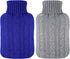 2 Pieces Hot Water Bottle Cover - Soft Knitted Sweater for Hot Compress and Cold Therapy, Ideal for Pain Relief