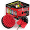 Outdoor Cleaning Supplies - Stiff Bristle Outdoor Power Scrubber - Concrete and