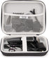 USA GEAR 7.5" Hard Shell Hair Clipper Case, Compatible with Wahl, Surker, Andis, Oster Clippers, Black