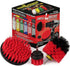 Outdoor Cleaning Supplies - Stiff Bristle Scrubber Kit, Fountain, Concrete, Stone, Brick, Patio, Deck Brushes