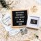 Pregnancy Announcement, Baby Announcement Ideas Set Include Felt Letter Board, Baby Onesie,