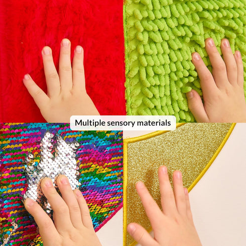 Sensory Wall Panel for Kids | Touch, Feel & Learn | Dinosaur Sensory Room Toys | Activity Play Panels | Wall Busy Board