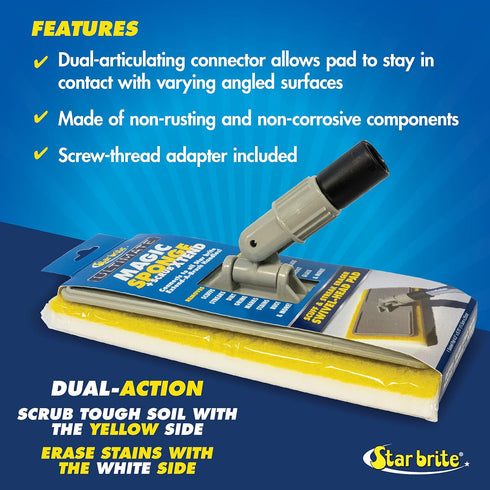 STAR BRITE Ultimate Magic Sponge Erasers - Ideal for Pool, Spa, RV, Home, Boat & More