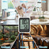 Digital Hygrometer Indoor Thermometer, 2.7in Room Humidity Meter with High Accurate Sensor, Black