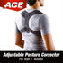 ACE Brand Posture Corrector, Adjustable with Hook-and-Loop Shoulder Straps, One Size Fits Most