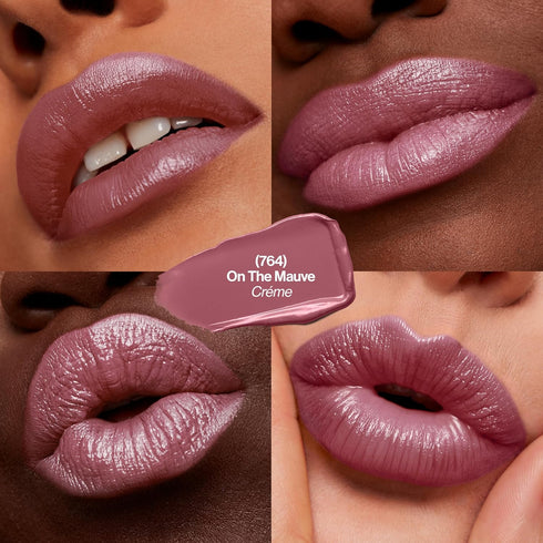Revlon Super Lustrous Lipstick, Creamy Formula for Soft, Fuller-Looking Lips, 764 On the Mauve, 0.15 oz