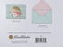 Set 12 16718 Punch Studio Window Boxed of Blank Note Cards ~ Thank you Rose Gold Foil Moon