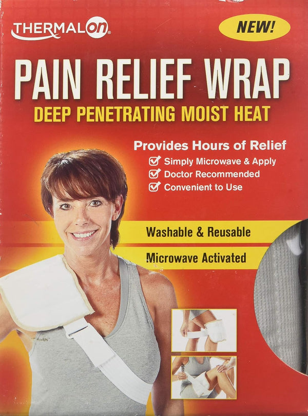 Thermalon Microwave Activated Moist Heat Pain Relief Wrap, Multi-Purpose Pain Reliever