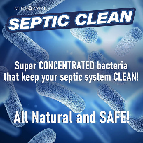 SEPTIC CLEAN | 6-month Supply of Septic Tank Cleaner Treatment Tablets with Bacteria for a Healthy Septic System