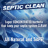 SEPTIC CLEAN | 6-month Supply of Septic Tank Cleaner Treatment Tablets with Bacteria for a Healthy Septic System