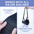 Hammock BASIC CONCEPTS Airplane Foot for Plane Travel Essentials - Airplane Travel Essentials, Long Flight Foot Rest
