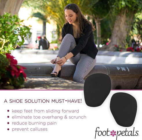 Foot Petals Ball of Foot Cushions, Metatarsal Pad for Women's Heels, Prevent Toe Sliding, Lasting Comfort Relief