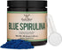 Blue Spirulina Powder, Maximum 35% Phycocyanin Content, Superfood Powder for Smoothies and Plant Food Coloring