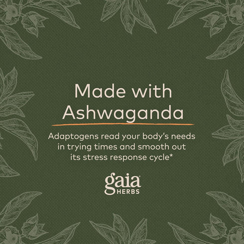 Gaia Herbs Nightly Restore Adrenal Health - Herbal Supplement with Ashwagandha, 60 Vegan Liquid Phyto-Capsules