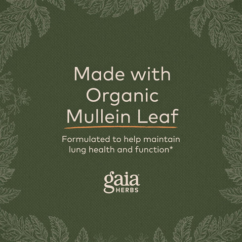 Gaia Herbs Mighty Lungs Supplement, 60 Vegan Liquid Phyto-Capsules for Lung & Respiratory Health Support