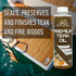 Premium Teak Oil - Wood Oil, Preserver, Stain, Sealer for Teak Furniture and Marine Interior
