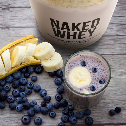 Naked Whey 1Lb - Grass Fed Whey Protein Powder, Undenatured, Gluten Free, 15 Servings