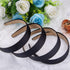 SIQUK 30 Pieces Black Satin Headbands - 1 Inch Wide Non-slip Hair Headbands for Women and Girls