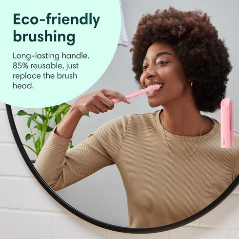 Quip Rechargeable Smart Sonic Toothbrush for Adults - Timed Electric Toothbrush with Bluetooth & Rewards App