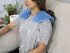 DreamTime Neck and Shoulder Comfort Wrap with Aromatherapy, Pain Relief, Microwave or Freeze, Blue