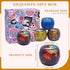 Set 4 Pack Mosaic Glass Scented Candles, Stress Relief Aromatherapy Candle for Home Scented, Vanilla Lavender Rose