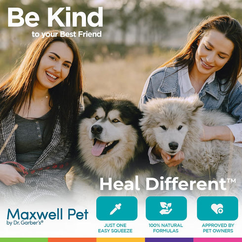 Maxwell Pet by Dr.Garber – Hip & Joint Supplement Drops for Dogs - 90ml Natural Biotherapy