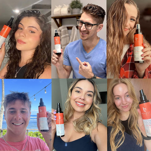 Sea Salt Spray for Hair Men & Women - Texturizing Beach Waves Spray for Fine Hair, Volumizing Hair Spray for Women
