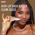 Ruby Kisses Broadway Vita-Lip Clear Lip Gloss (Shea Butter 6 Pack), Ultra-Hydrating Formula for Healthy Lips