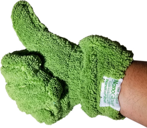Nano Glove - Green Household Kitchen Cleaning Hand Glove, All Purpose Surface Cleaner for Windows and Dusting