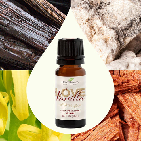 Plant Therapy Love Vanilla Essential Oil Blend, 10 mL (1/3 oz), 100% Pure, Therapeutic Grade