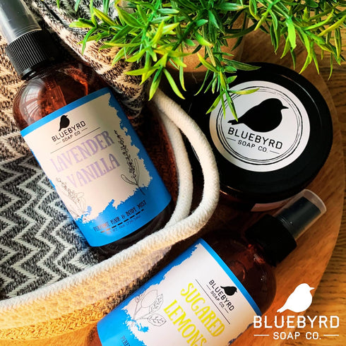 BLUEBYRD Soap Co. Lavender Vanilla Fragrance for Hair and Body - Alcohol Free Hair Perfume