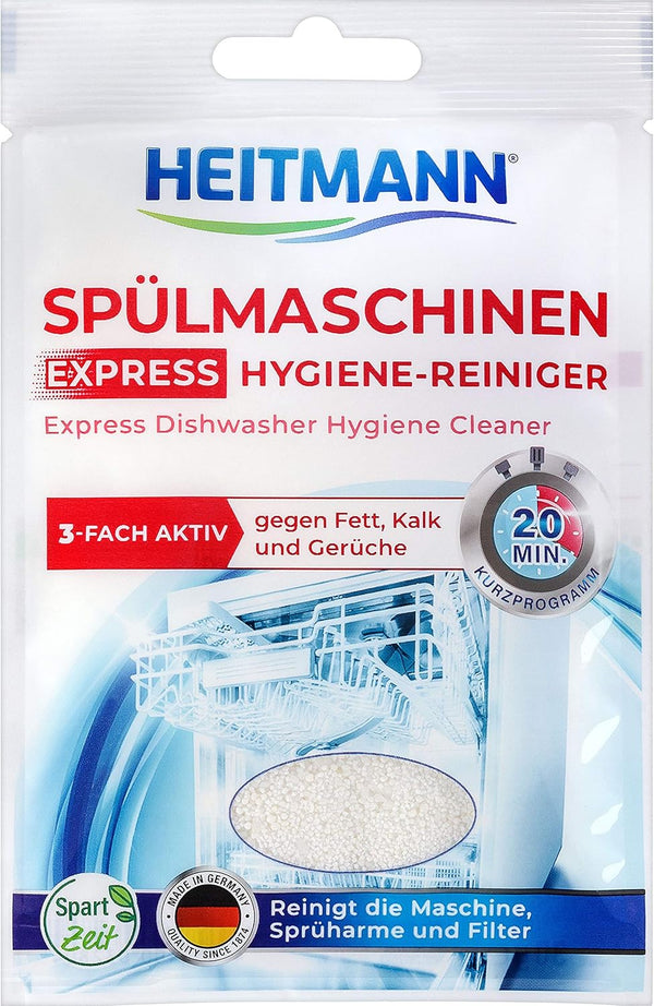 Heitmann Express Dishwasher Hygiene Cleaner, 30 g