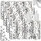 Zonon 16 Pcs Vintage Floral Round Tissues Box Car Holder with Facial Tissue