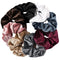 Velvet Scrunchies Hairbands Bulk Pack - Jumbo Large Hair Ties for Thick Curly Hair, No Crease Soft Elastic Accessories