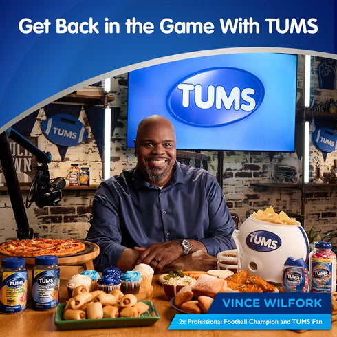 TUMS Tablets, 8 Count, Pack of 3