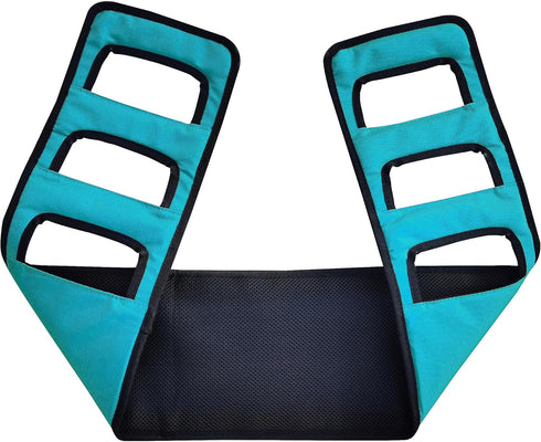 Wisexplorer 47.2 Inch Non-Slip Transfer Nursing Sling Gait Transfer Belt, Safety Patient Lift Board Mobility Standing